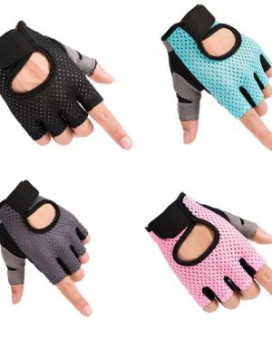 Half finger gloves sports fitness gloves outdoor riding non-slip wear gloves