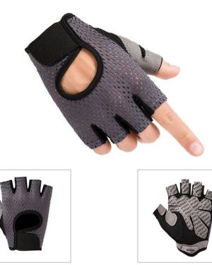 Half finger gloves sports fitness gloves outdoor riding non-slip wear gloves